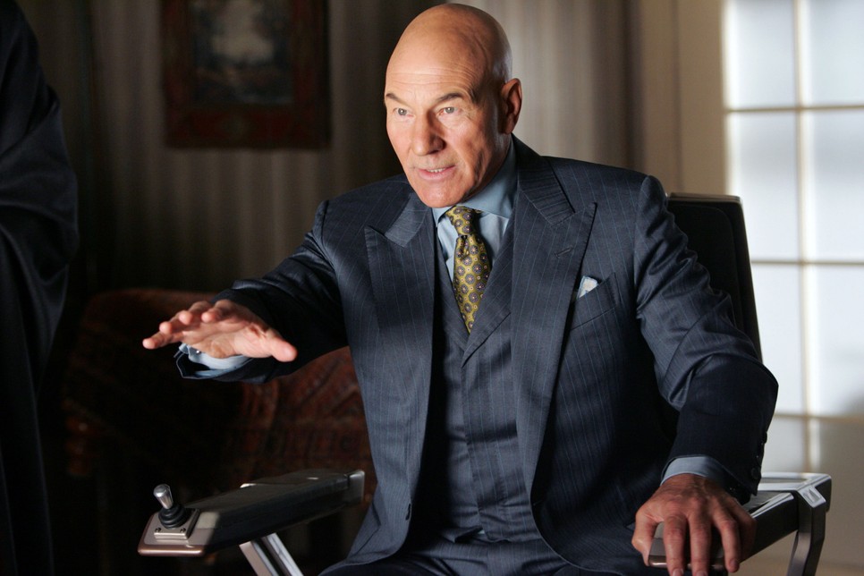 Patrick Stewart egyik legismertebb szerepe a telepatikus képességekkel rendelkező X professzor eljátszása volt