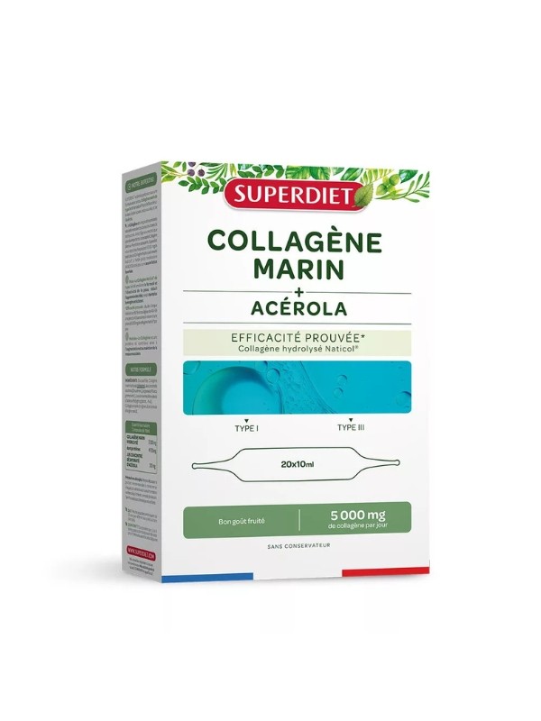 Tengeri kollagén ivóampulla SUPERDIET 12 999 Ft/20x10 ml