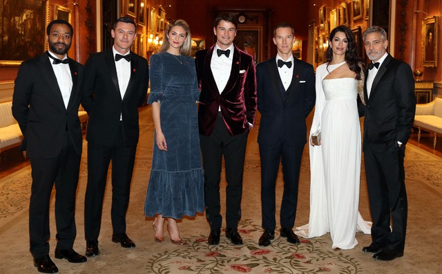 Vendégek Károly herceg fogadásán