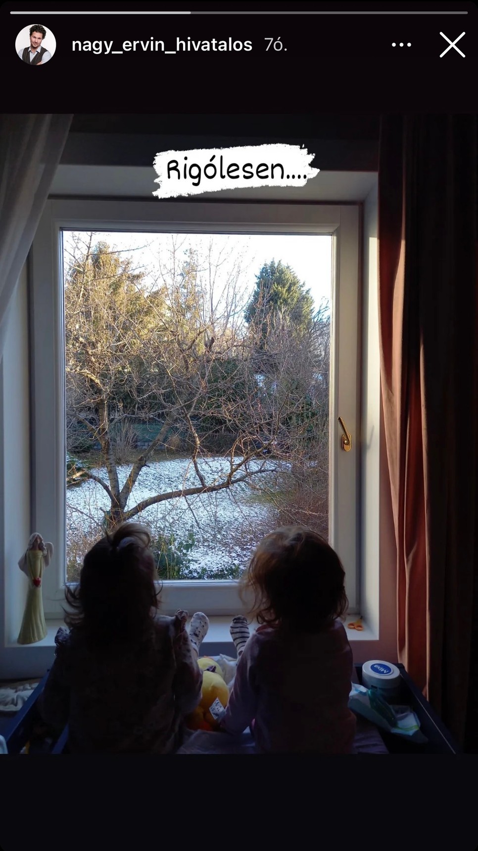 Nagy Ervin lányai rigólesen