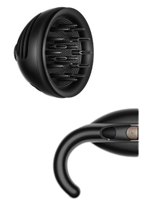 A Wave+Curl diffúzor és a Flyaway simító-fúvó fej igazi csodát tesz a hajjal