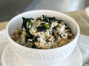 Vegán rizottó Árvai Anita receptgyűjteményéből