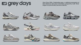 A New Balance Grey Days 2026 kollekciója a klasszikus szürke árnyalatot értelmezi újra lifestyle, futó- és gördeszkás modelleken