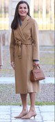 Letizia királyné a tökéletes télikabátban 
