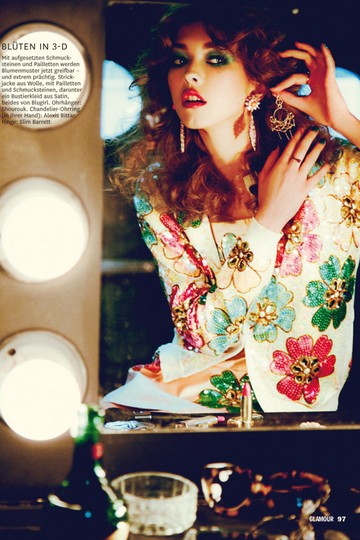 Barabás Heni találkozása Ellen Von Unwerth-tel a német GLAMOUR-ban