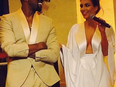 Interaktív - Megtörtént! Minden, amit tudnod kell Kim Kardashian és Kanye West esküvőjéről