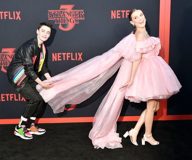 Millie Bobby Brown Noah Schnapp