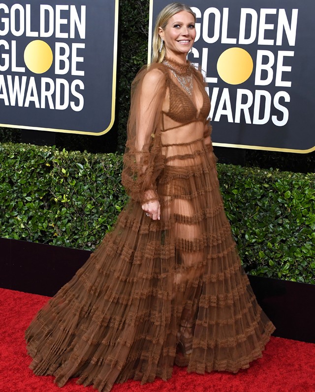 Gwyneth Paltrow bugyivillantó szettje a Golden Globe-on