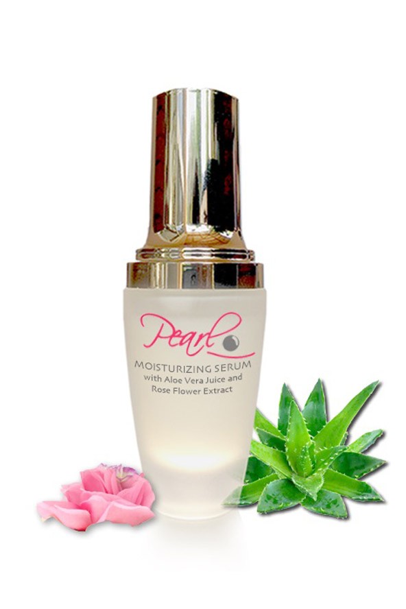 Pearl Hidratáló szérum rózsakivonattal, aloe veraval és hialuronsavval