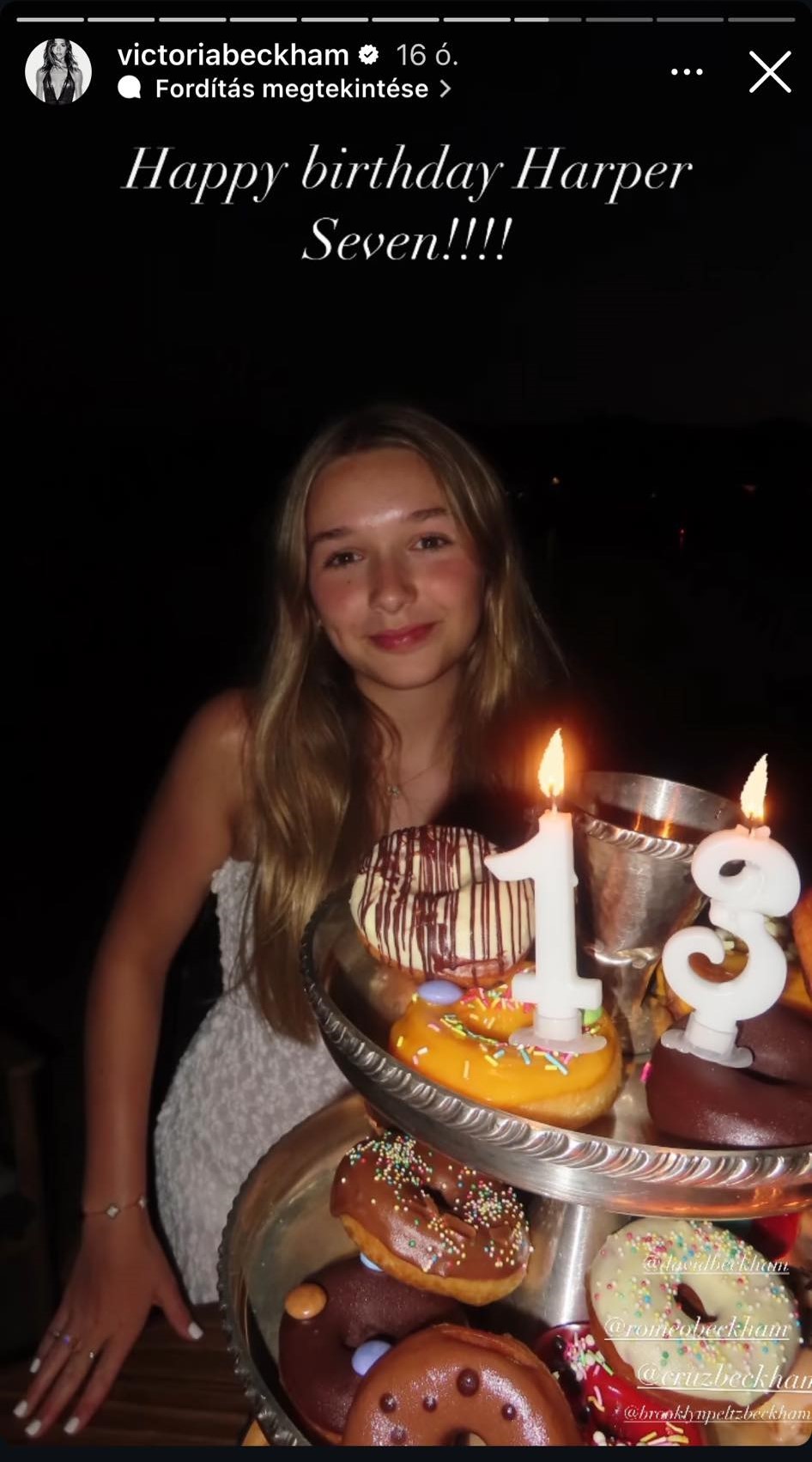 Victoria és David Beckham lánya, Harper Beckham csodás kamaszlánnyá érett