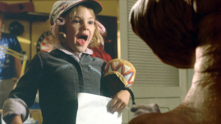 Drew Barrymore az E. T., a földönkívüli című mozival robbant be