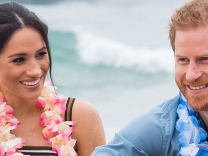 Meghan és Harry egy romantikus szappanopera főszereplői is lehetnének ebben a szettben