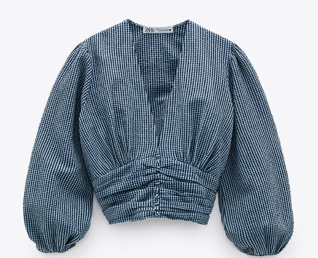 Kockás blúz ZARA 5 995 Ft