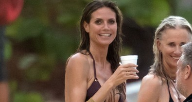 Heidi Klum fantasztikus bikinis show-t tart az Instagramon