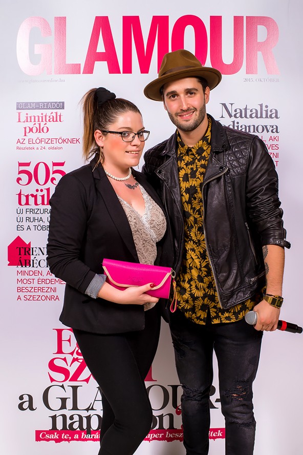 Király Viktor a GLAMOUR és az ARÉNA Pláza közös Stylistversenyén