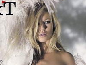 Kate Moss topless a címlapon!
