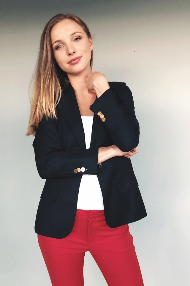 Ezt viseli Dobos Evelin egy szabadnapon