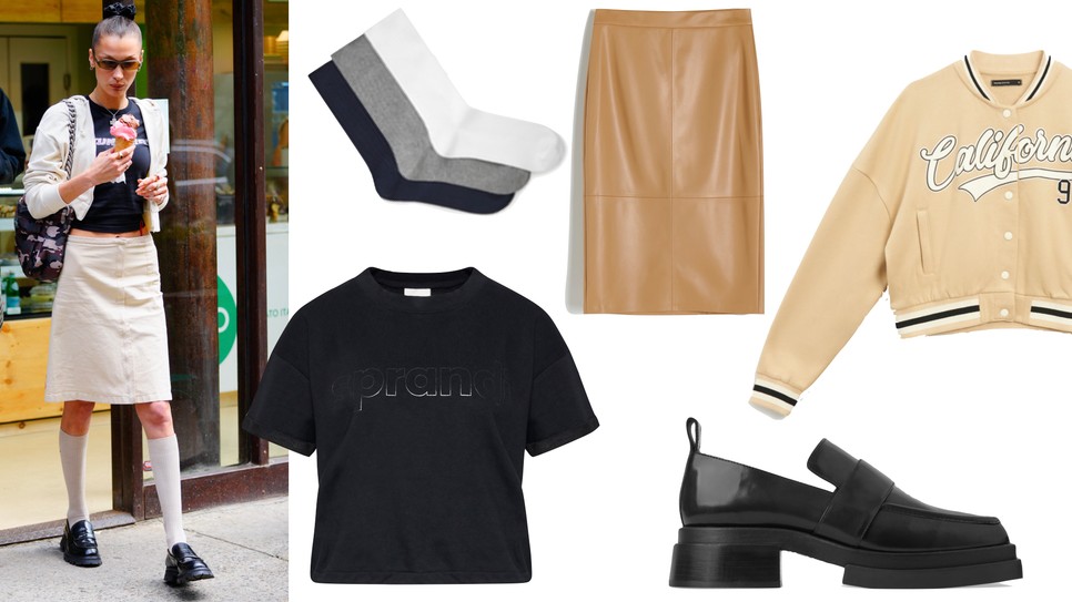 Póló SPRANDI - CCC 7490 Ft, Szoknya RESERVED 6995 Ft, Dzseki HOUSE 9995 Ft, Zokni és cipő cos.com