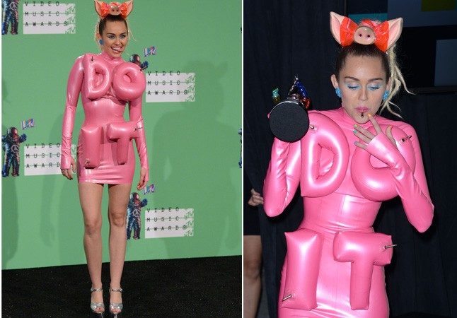 Lufiruha és spangli - most sem fogta vissza magát Miley