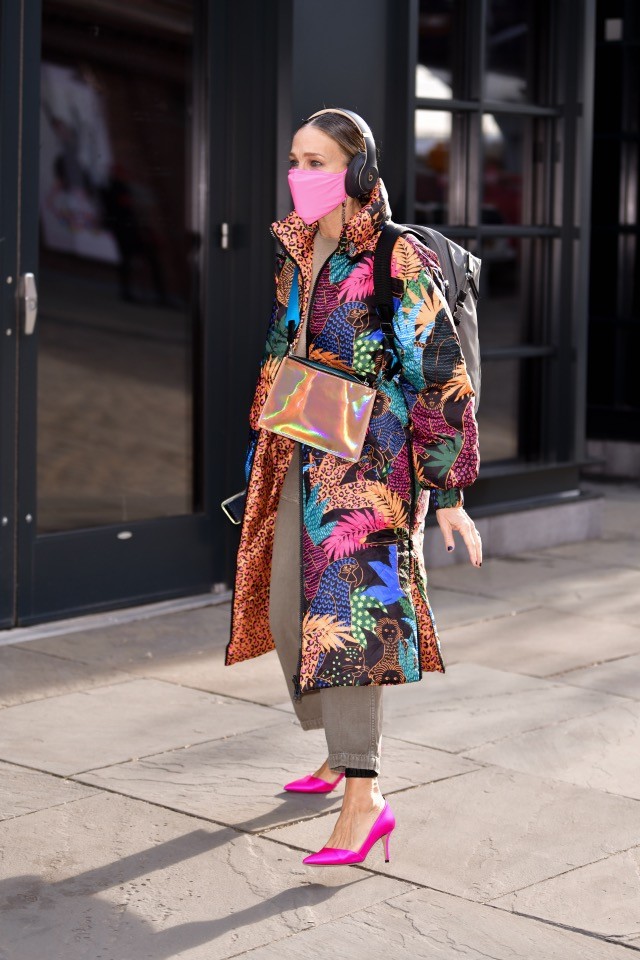 Sarah Jessica Parker megtalálta a legvadabb téli pufikabátot