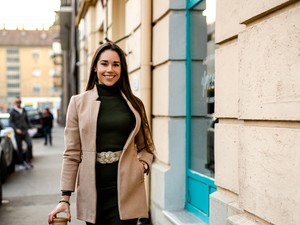 Szabó Kinga ma három vagány szettet is visel ma