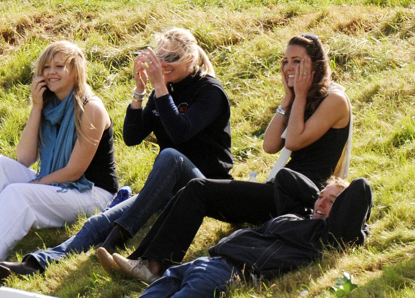 Katalin hercegné a barátnőivel 2008-ban