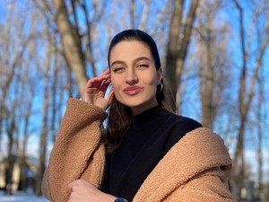 Pásztor Gina ezt a kabátot választja a leghidegebb időkre