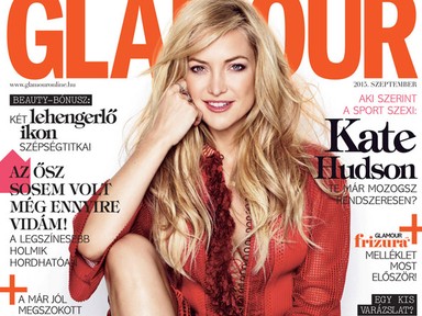 Éljen! Megérkezett a GLAMOUR szeptemberi száma dupla melléklettel! Címlapon a szenzációs Kate Hudson