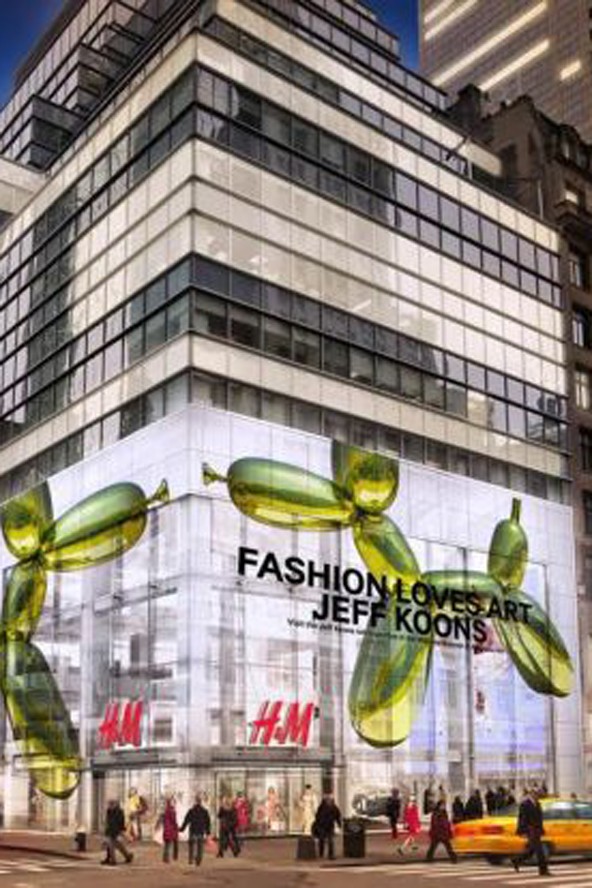 A giccs nagyágyú és a H&M együtt