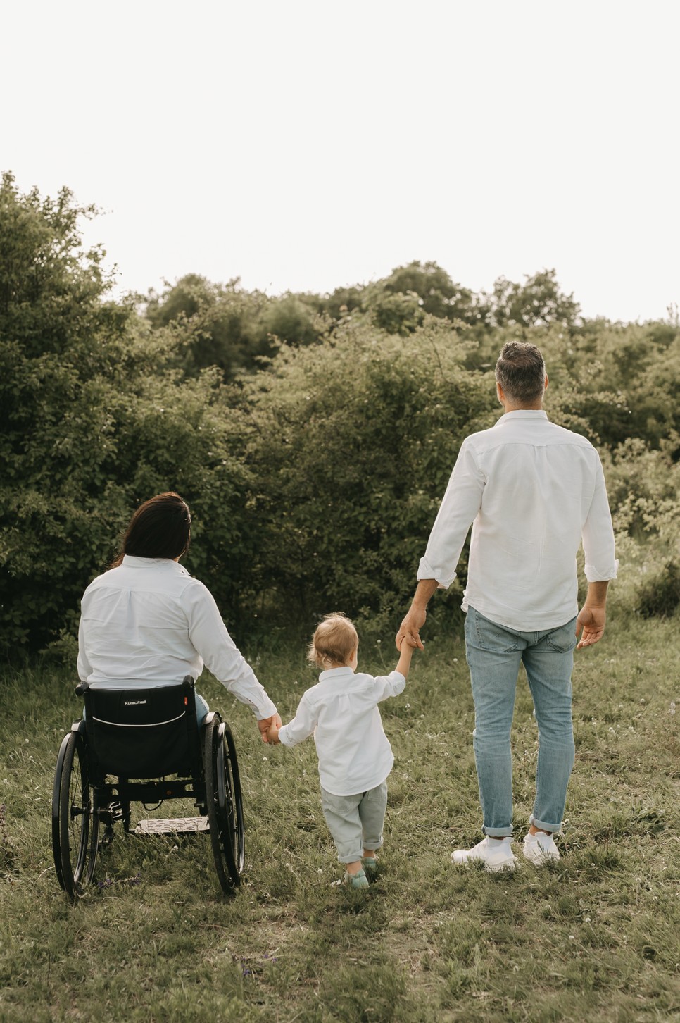 Fanni és kisfia, Mór, valamint párja és egyben edzője, Álmos