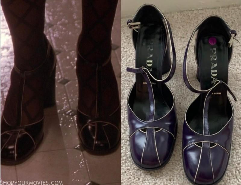 A Doktor szöszi bemutatóját követően megnőtt a kereslet a PRADA Mary Jane kollekciójára, főleg erre a sötétlila modellre