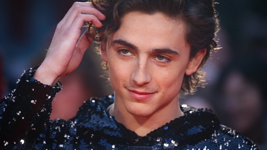 Timothée Chalamet saját tervezésű pulóverrel áll ki az afgán nők jogai mellett