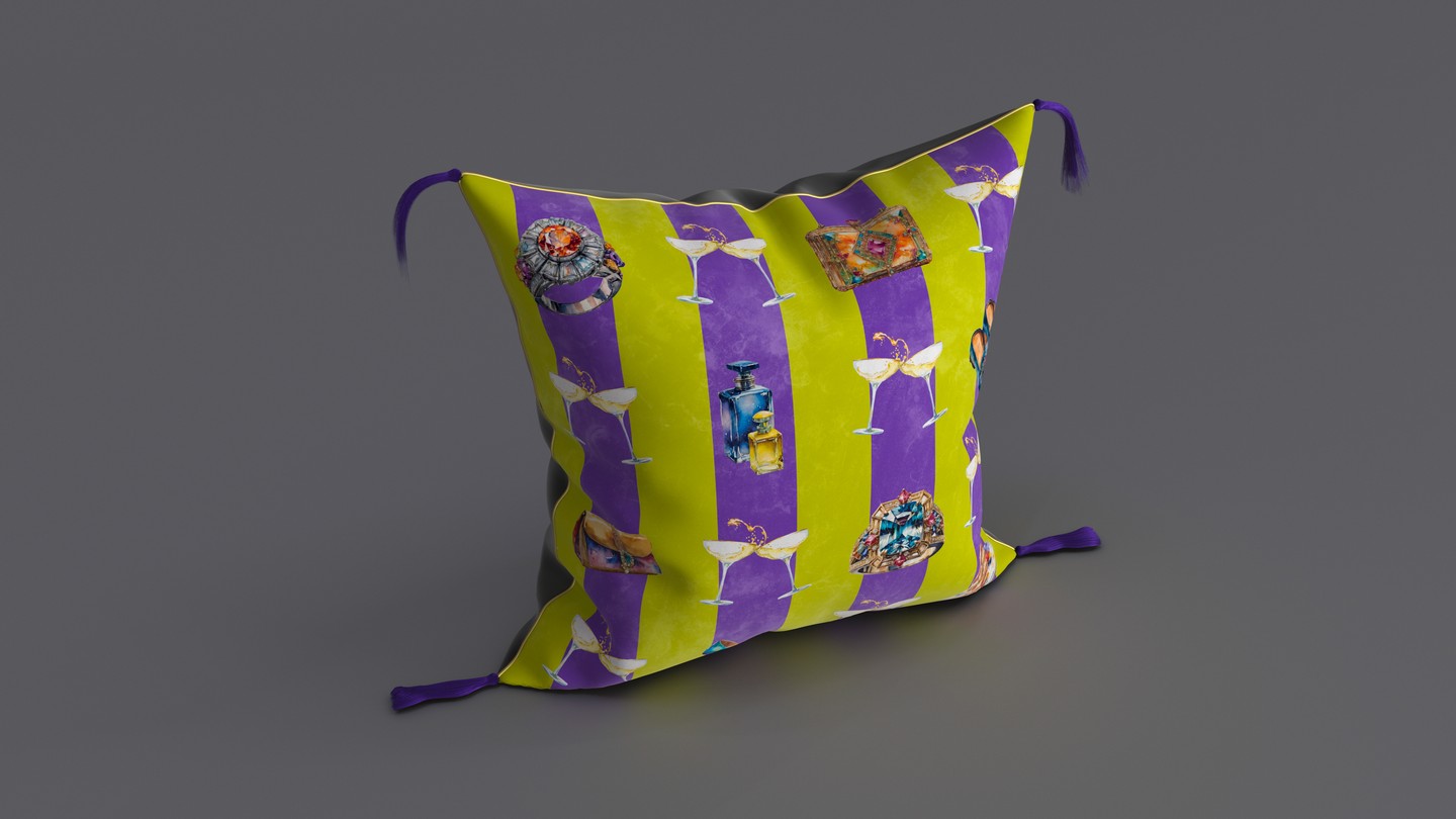 A MÜÜSKA díszpárnái műalkotások is, nemcsk lakberendezési tárgyak