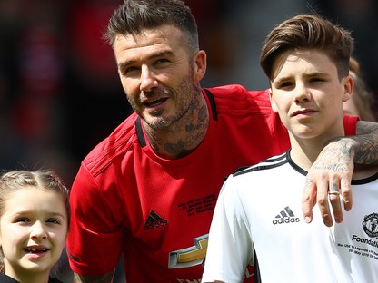 Ritka fotó: együtt az EGÉSZ Beckham család