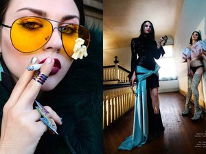 +18 Kurt Cobain lánya cicit mutatott divatmagazinban