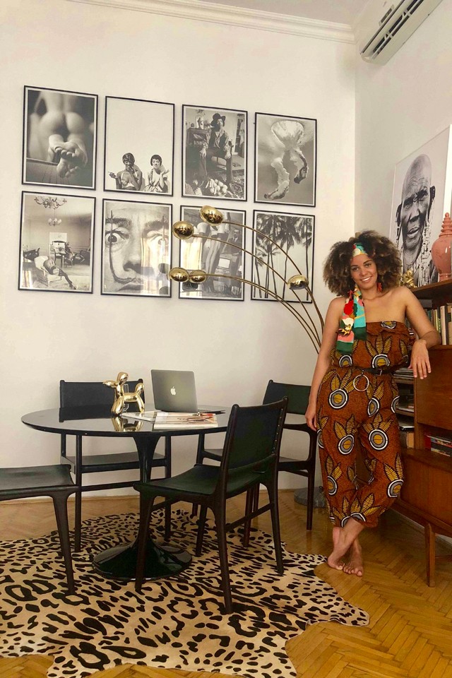 Bianca remekül keveri az afrikai stílust a modern darabokkal