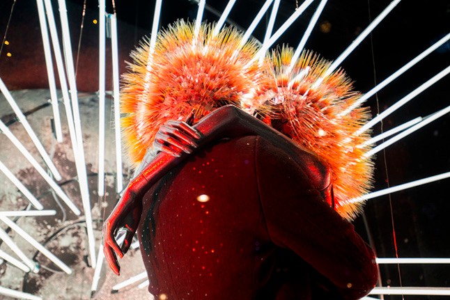 Kirakatban a karácsony