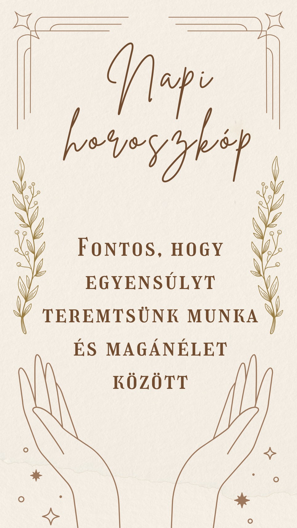 Napi horoszkóp: erre figyeljünk ma