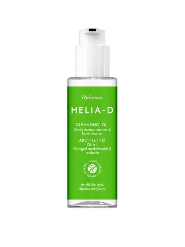 ​​Az új Hydramax arctisztító olaj hatékonyan távolítja el az arcbőrről a sminket, frissítő és nyugtató hatású. Hidratálja az arcbőrt anélkül, hogy kellemetlen, feszülő érzést okozna, így az bőr lágy és rugalmas tapintású lesz. - Hydramax arctisztító olaj HELIA-D 3499 Ft/110 ml (31,8 Ft/1 ml)