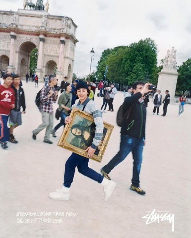 stüssy, kampány, hirdetés, tyrone lebon, képek, párizs, eiffel torony