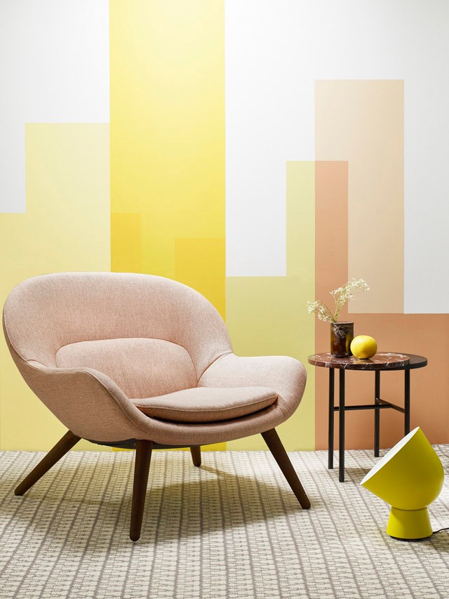 Tipp: a Poli-Farbe Platinum egyrétegű beltéri falfesték libapimpó (L 20), nárcisz (N 60), gólyahír (G 40), habszegfű (H 30), körömvirág (K 20), fehér (F 1) árnyalata.