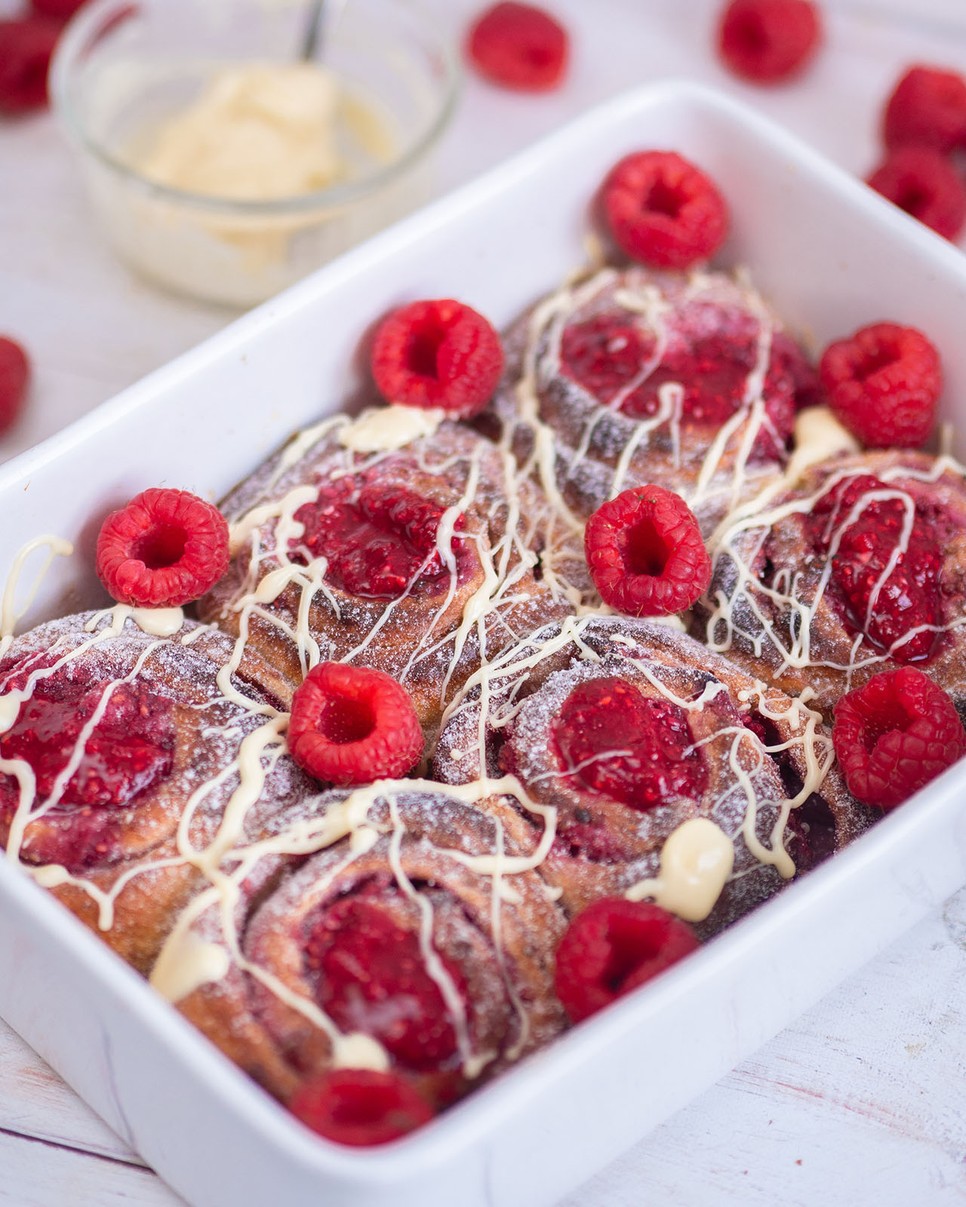 A málnás-fehércsokis csiga mindent visz. ne keress tovább Valentin-napi meglepetést, ez tökéletes lesz!