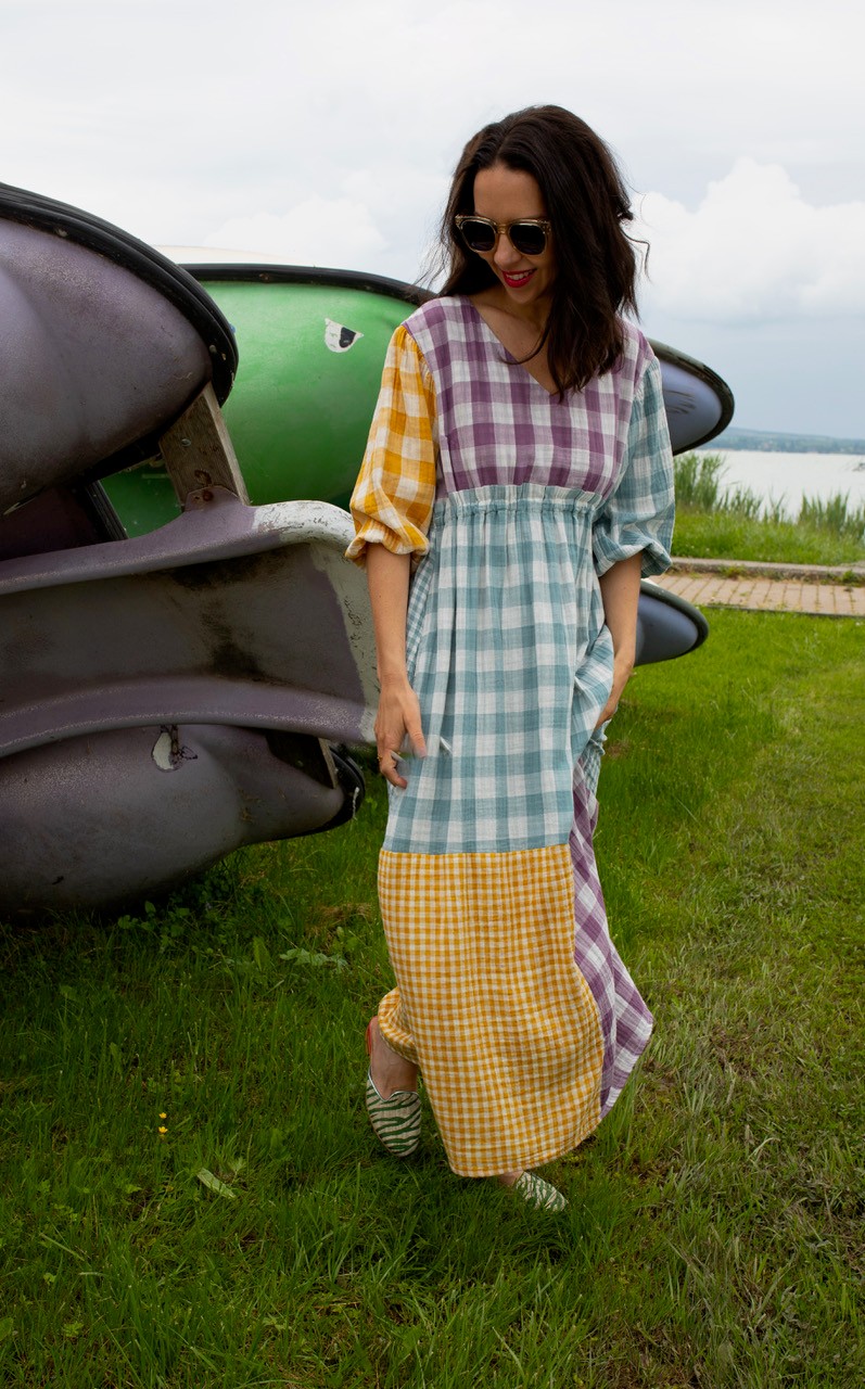 Printa ruha a Ruhastory kollekcióban Fotó: Korn Beatrix