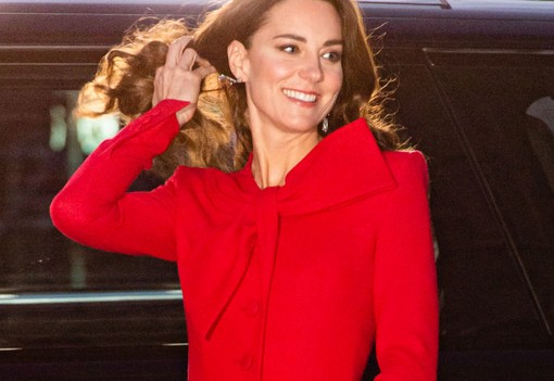 Katalin hercegné pirosban tündökölt élete egyik legfontosabb napján