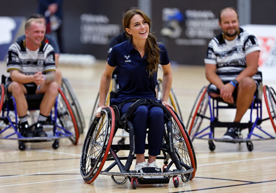 Katalin hercegné egy meccs erejéig maga is beállt játszani