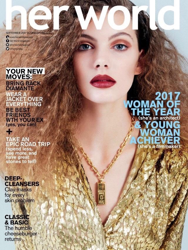 Pásztor Panna szingapúri címlapja