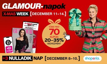 Itt a GLAMOUR-napok X-mas Week!