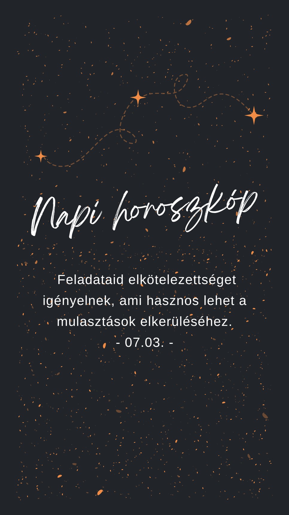 Egy kis emlékeztető a napi horoszkóp szerint