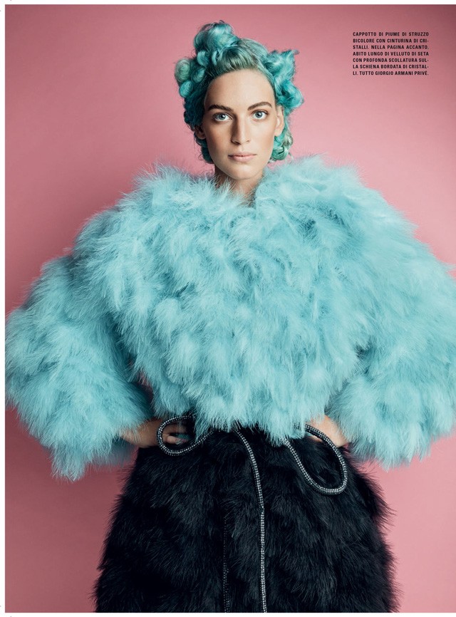 axente vanessa, vogue, olasz vogue, divatanyag, fotósorozat, attractive, patrick demarchelier