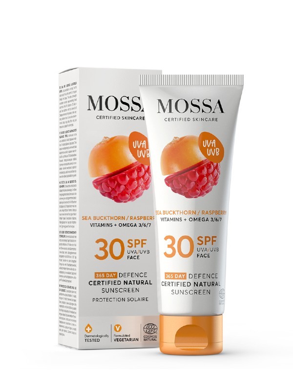 Natúr fényvédő SPF30 MOSSA 4990 Ft/50 ml